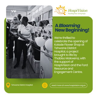 A Blossoming Partnership: Kolade Flower Shop Opens at Tshwane District Hospital 