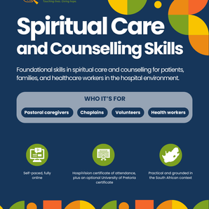 Hospivision Spiritual Care and Counselling skills Online Course