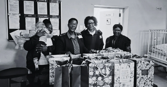 Hospivision NPO distributing donations at Tshwane District Hospital