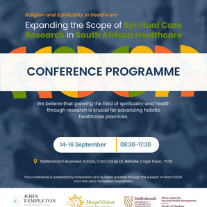 Hospivision Stellenbosch University John Templeton Foundation Conference Spirituality and Religion Conference 2026 Cape Town