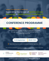 Hospivision Stellenbosch University John Templeton Foundation Conference Spirituality and Religion Conference 2026 Cape Town